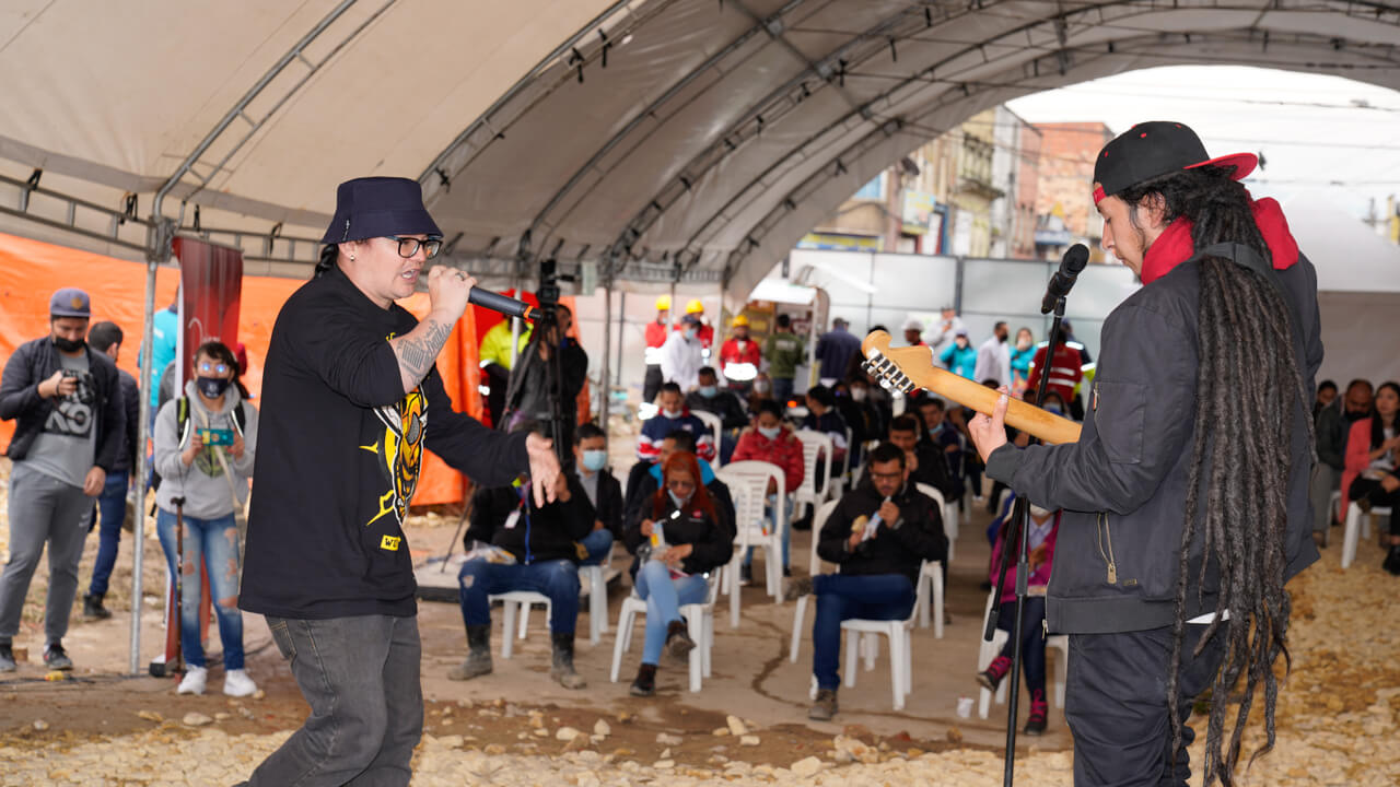 Fotografía evento nueva sede de la Alcaldía Local de Los Mártires