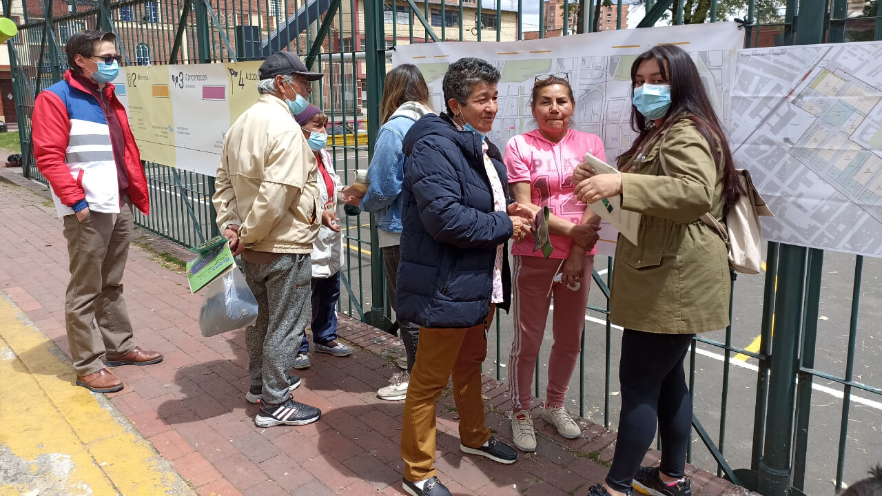 ciudadanos en el Plan Parcial Centro San Bernardo