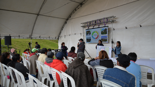 Primer encuentro de diálogo con las familias campesinas del Plan Parcial Tres Quebradas