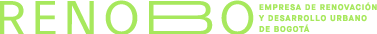 Logo de la Empresa de Renovación y Desarrollo Urbano - Renobo