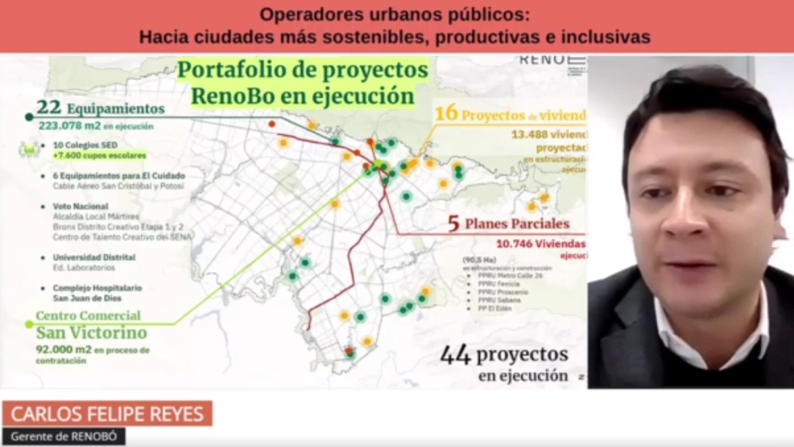 Bogotá expuso ante ciudades de América Latina y el Caribe el rol de RenoBo como operador urbano para alcanzar un desarrollo urbano sostenible e inclusivo