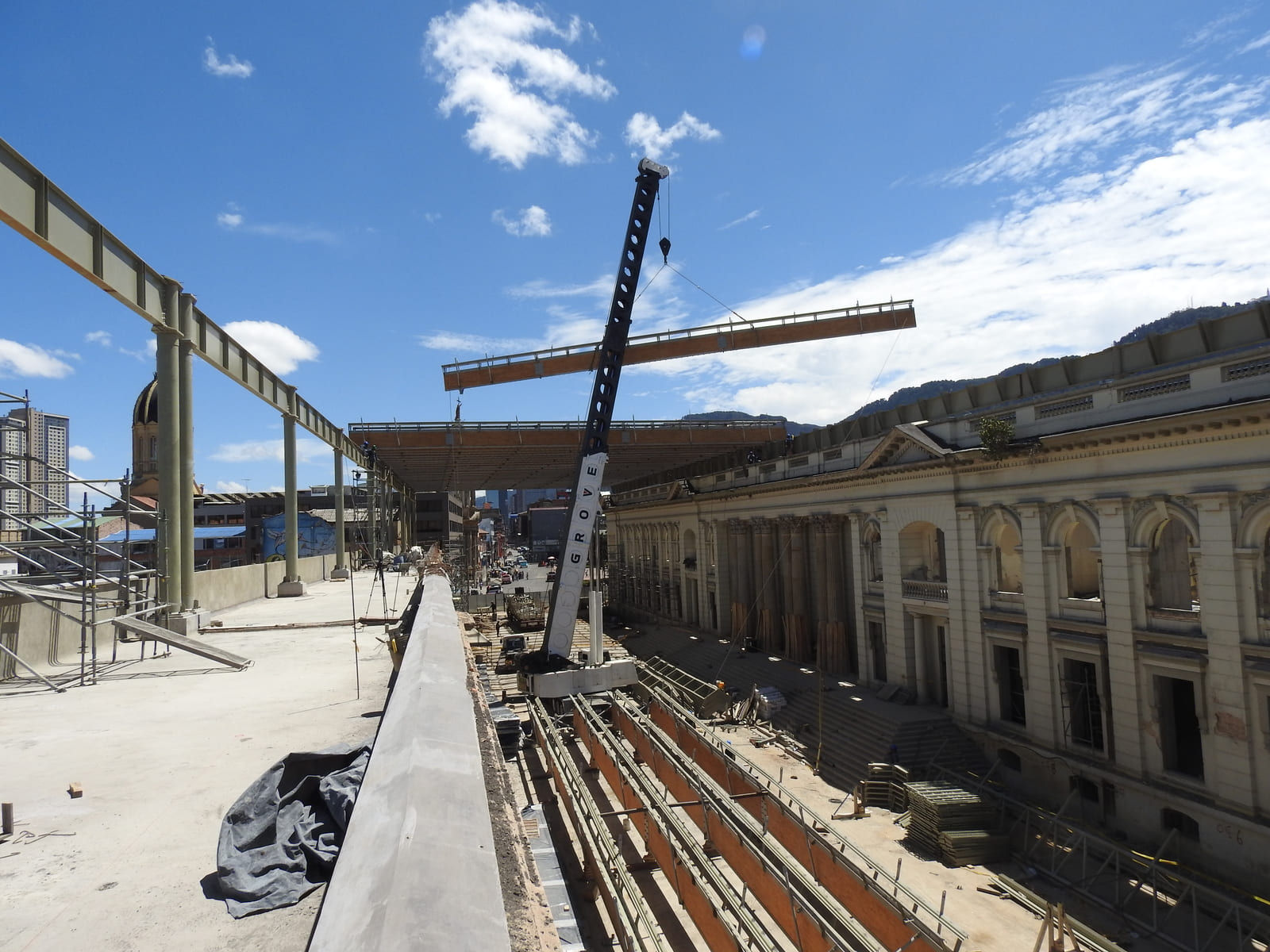 A toda marcha, así avanzan las obras en el antiguo Bronx 