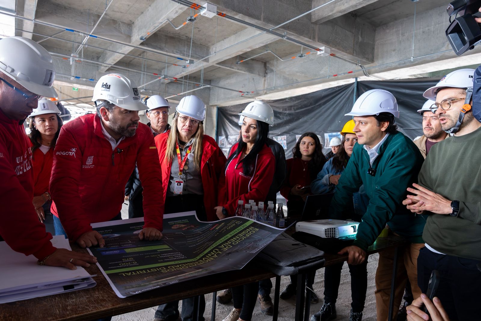  En un 42 % avanzan las obras del nuevo edificio de la Facultad de Ingeniería de la Universidad Distrital