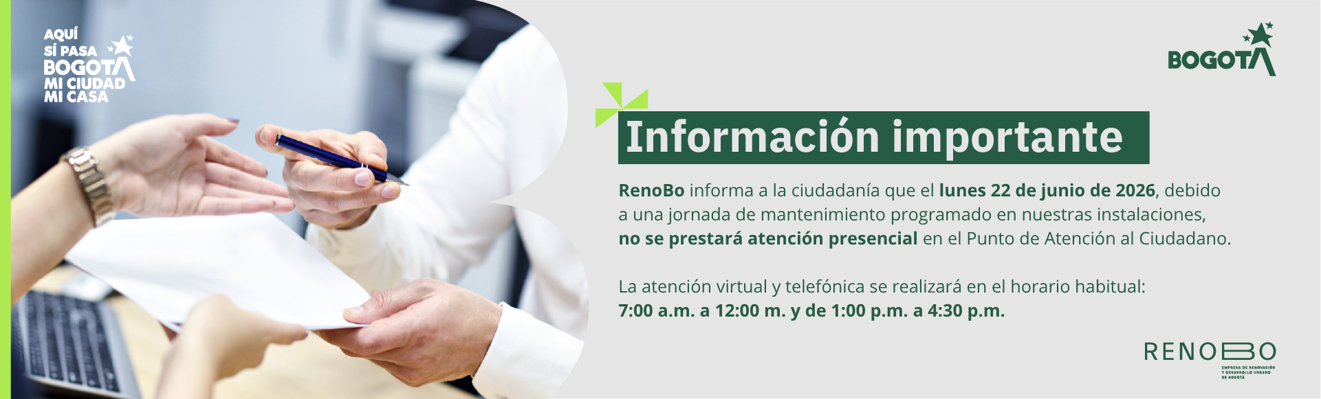 información importante