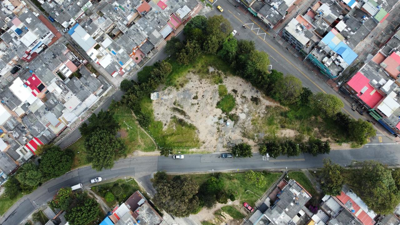 vista aérea zona del proyecto Lomas Pijaos